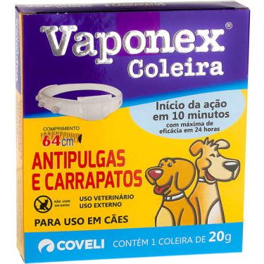 Imagem de Coleira Anti Pulgas Coveli Vaponex para Cães - 20 g
