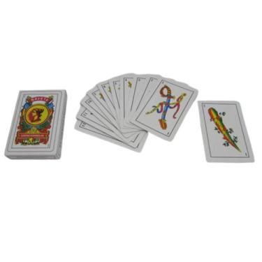 Jogo De Baralho Duplo 100% Plástico Estojo Cartas Laváveis Truco