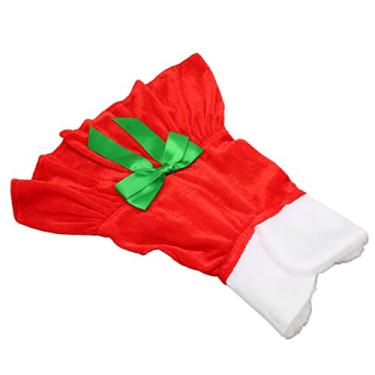 Imagem de Cachorro-quente Vestido de Natal Macio Cachorro-quente para Cães Pequenos (L)