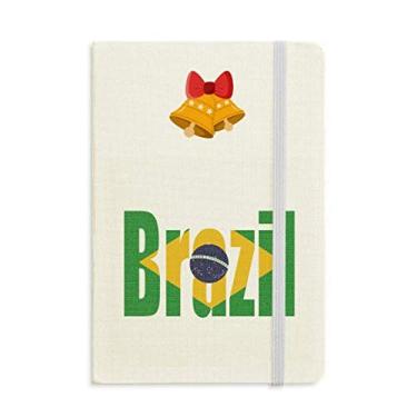 Imagem de Caderno com nome da bandeira do Brasil mas Jingling Bell