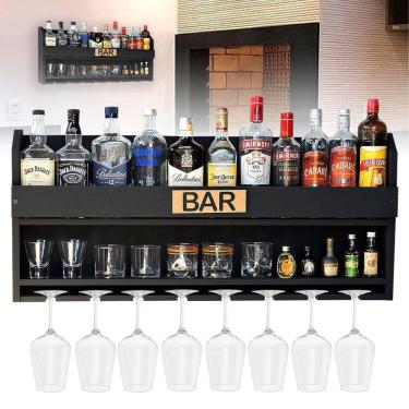 Imagem de Barzinho Adega de Parede Sala MDF: Momentos únicos com praticidade!