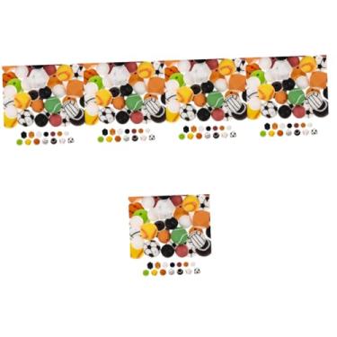 Imagem de NUOBESTY 880 Peças Kit De Contas De Silicone Contas De Silicone Redondas Encantos De Contas Esportivas Contas Soltas De Silicone Contas De Vôlei Gel De Sílica Bebê Volta Futebol Americano