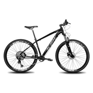 Imagem de Bicicleta KSW XLT 100 Aro 29 Em Aluminio 1x12v com Freios Hidraulicos e Suspensão de 100mm de cursor com Trava,15,Preto Prata
