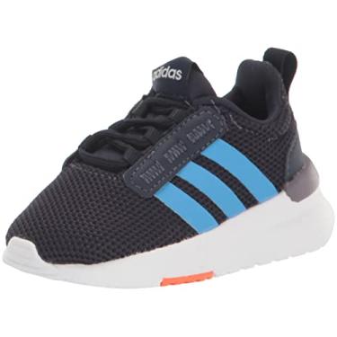 Imagem de adidas Tênis de corrida unissex infantil Racer TR21, Tinta/azul pulso/preto, 5 Toddler