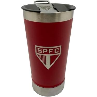 Imagem de Copo Térmico São Paulo C/Abridor Inox - 500ml