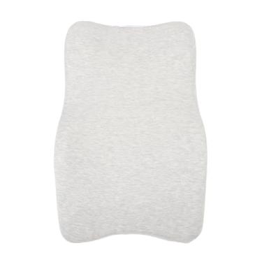 Imagem de Travesseiro de Elevação de Perna, Travesseiro de Perna Ergonômico Respirável para Casa, Salão de Beleza, Salão de Massagem (Cinza Claro)