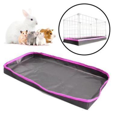 Imagem de Bandeja Higiênica 30x120 Nylon Preto com Viés Rosa - ZP AUTOMOTIVE, RO