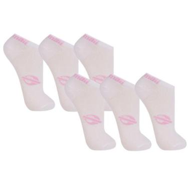 Imagem de Kit Com 6 Pares De Meias Mormaii Cano Curto Esportiva Feminina De Algo