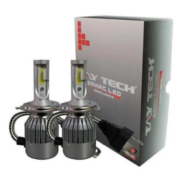 Imagem de Kit Lâmpada Tay Tech Smart Led H4 8000 Lúmens