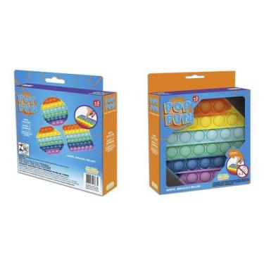 Imagem de Pop It Anti Stress Divertido Octógono Arco-Íris - Pop Fun - Yes Toys