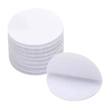Imagem de Dupla Face com fecho de contato Adesiva para Fixação de Móveis, Tapetes, carpetes, quadros, molduras, Fixa Tela Mosquiteira, Artesanato, utensílios em geral e Ferramentas (Circular Branco, 5)