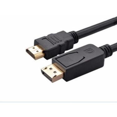 Imagem de Cabo Displayport Para Hdmi Blindado Cabo Dp Hdmi 1.8 Metros