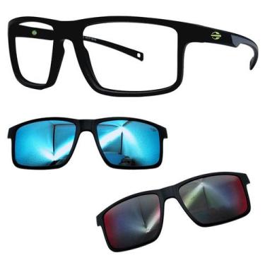 Imagem de Oculos Mormaii 6127 Swap 5 AAS Com 2 Clipons Azul e RED, Azul, Red