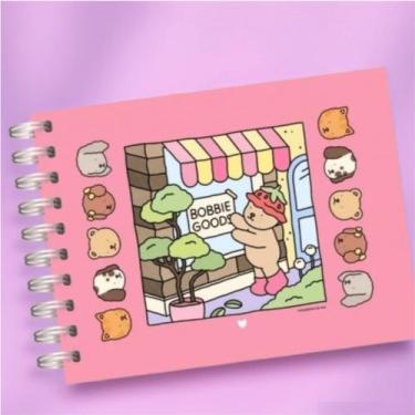 Imagem de Livro de colorir Bobbie goods - Sem marca, Rosa