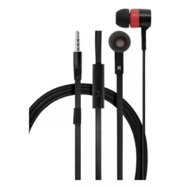 Imagem de Fone de Ouvido P2 In-Ear 5ª Geração (Vermelho) - Super Bass, Microfone Integrado. Compatível com Celulares, Tablets, Notebooks, PCs e Dispositivos de Áudio P2.