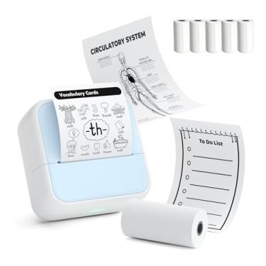 Imagem de Impressora térmica de adesivos sem tinta – PrintPods, miniimpressora, máquina de adesivos, tamanho de bolso, Bluetooth portátil para telefone, notas de estudo, diagramas e fotos, faça você mesmo