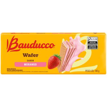 Imagem de Biscoito Bauducco Wafer Morango 165g