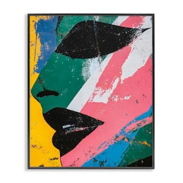 Imagem de Stupell Industries Design de arte giclée emoldurado preto com face fractal dinâmica por Walker Noble, 61 x 76 cm