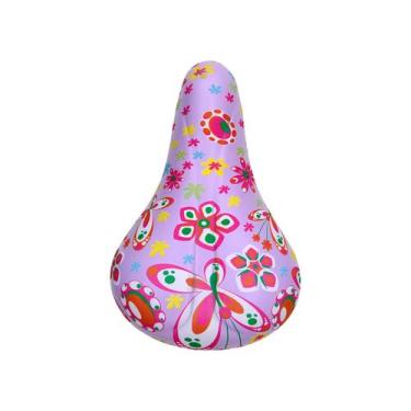 Imagem de Banco Selim Infantil Kalf Bicicleta Bike Aro 12, 16 20 Kalf, Floral