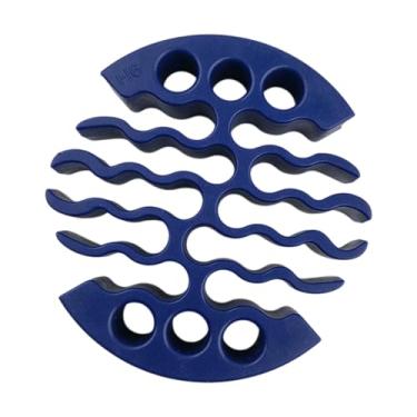 Imagem de FVDPWYE Pacote de Cabos de Rede Pente Se Encaixa Categoria 6 Ferramenta Organizadora Suporte de Cabos Ferramenta de Fixação de Fios, Azul