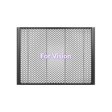 Imagem de Acessório de cama a laser de favo de mel para máquina de gravação e cortador a laser WeCreat Vision | Painel de alumínio de 45 x 33 x 1,7 cm | Melhor para projetos pequenos | para dissipação de calor