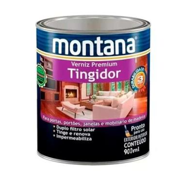 Imagem de Verniz Para Madeira 900ml Janelas Acetinado Mogno