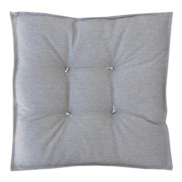 Imagem de Almofada Futon Twist Liso 45X45Cm Alta Sofisticação - Cinza