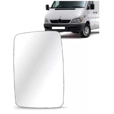 Imagem de Lente Retrovisor Sprinter 1995 1996 1997 1998 1999 2000 2001 2002 2003 2004 2005 2006 2010 até 2011 Esquerdo