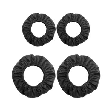 Imagem de oshhni 4x para rodas de carrinho de bebê anti-riscos, substituição profissional prática, acessórios portáteis redutores de ruído, Grande