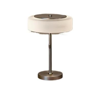 Imagem de Abajur de cabeceira Abajur de mesa italiano vintage, abajur cabeceira moderno e simples com interruptor cabo vidro