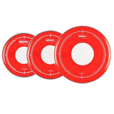 Imagem de Kit Pele Bateria Rdt2 Red Dot Hidráulica Williams 10 12 14