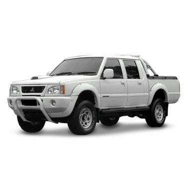 Imagem de Estribo L200 GL GLS 1998 a 2005 Oblongo Oval Preto Track