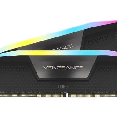 Imagem de Memória Corsair Vengeance RGB, 64GB, (2x 32GB), 6000MHz, DDR5, Black - Cmh64gx5m2b6000c40.