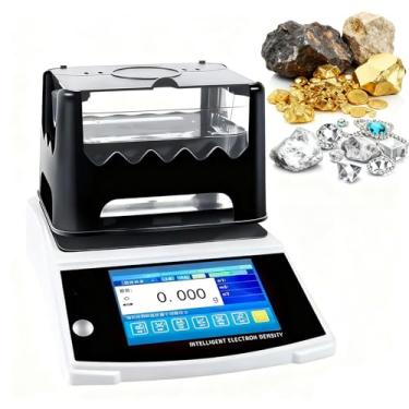Imagem de Medidor de densidade de borracha e plástico, detector de teor de pureza de ouro, testador de valor K de ouro, medidor de densidade de ouro e prata, máquina de teste de metais preciosos, analisado