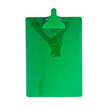 Imagem de Prancheta com Prendedor - Transparente e Resistente, Ideal para Escritório, Estudos e Desenhos Técnicos(Verde)