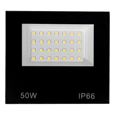 Imagem de Refletor Holofote Led Branco Quente 3000K Luz Amarela 50W Pr