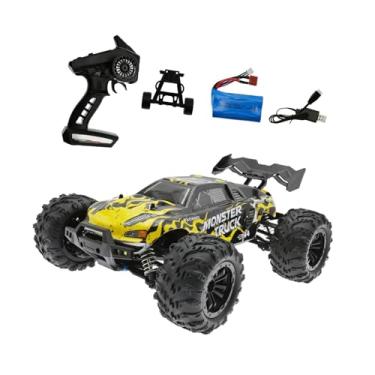 Imagem de YIJU Carro de controle remoto em escala 1:16, brinquedo de corrida de alta velocidade 4WD para festas, carro RC off-road 4WD para corridas em estradas de, 1 Poder