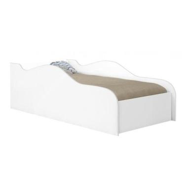 Imagem de Cama Carro Turbo Infantil Branco Com Colchão
