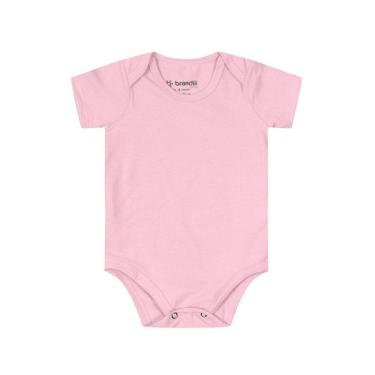 Imagem de Body bebê unissex em cotton Brandili-Rosa