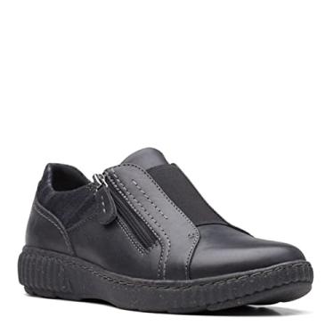 Imagem de Clarks Caroline Cove Oxford feminino, Couro preto, 8