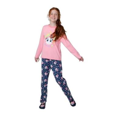 Imagem de Pijama Manga Longa Algodão Menina Teen Unicórnio Encantado - Puket, 14