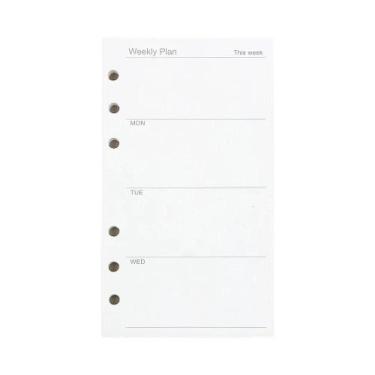 Imagem de Caderno Espiral A5 A6 Com Folhas Soltas, Planejador Semanal E Mensal, 
