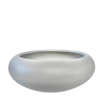 Imagem de Vaso cachepot off fosco bacia enfeite de mesa orquídea de cerâmica