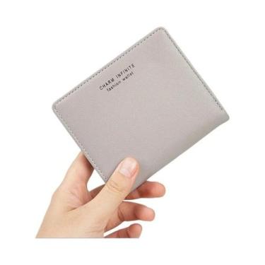 Imagem de Carteira Mini Ultra-Fina Para Mulheres, Bolsa De Cartão De Crédito Dob