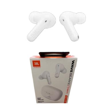 Imagem de  Fone De Ouvido Jbl Bluetooth Sem Fio Wave Beam 2 Jbl Branco