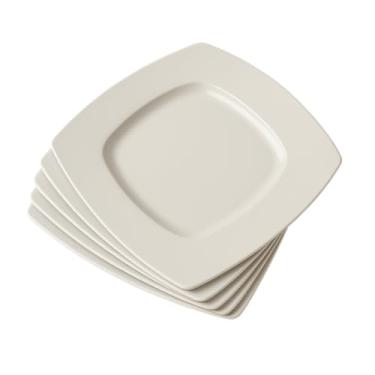 Imagem de Prato Sobremesa Quadrado (Branco,5)