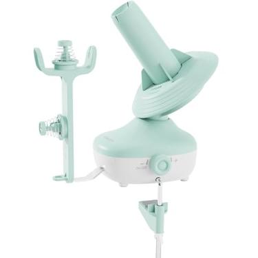 Imagem de Caydo Enrolador de fios, enrolador de fios elétrico para crochê, enrolador automático de bolo com mola de tensão dupla, velocidade contínua, enrolador de fios compacto de 198 g, giratório portátil de