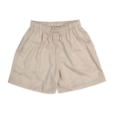 Imagem de Bermuda Infantil Menino Tactel Essencial Folhas Marrom Ogochi-Masculino