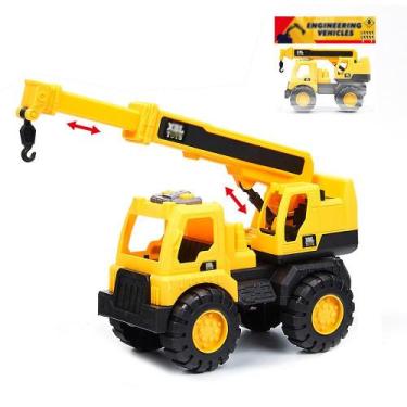 Imagem de Modelo de brinquedo de veículo de construção para meninos 30x15x27cm d