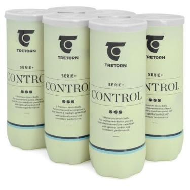 Imagem de Bola de Tênis Tretorn Serie+ Control Pack com 6 tubos